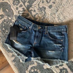 NWT Rag & Bone “Johny” cut off shorts 26